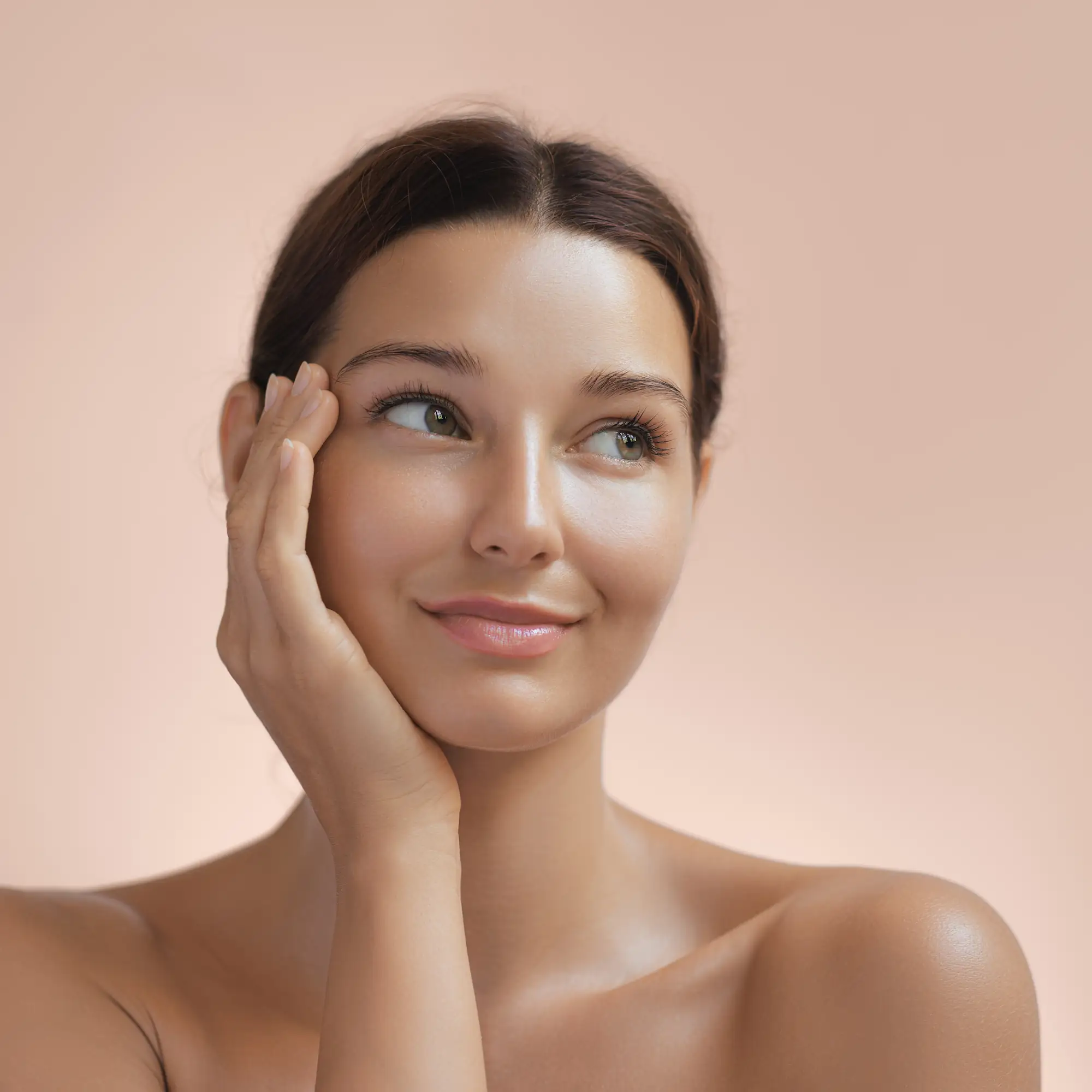 beautiful natural looking woman